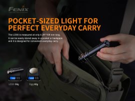 Zaklamp Fenix LD30 + USB-accu 3500 mAh