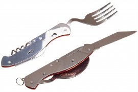 Couverts pliables Wildee Camper rouges