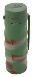 Opvouwbare siliconen fles ARMY 550ml