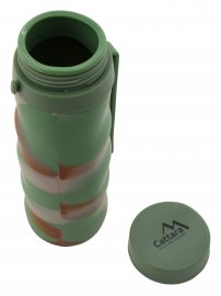 Opvouwbare siliconen fles ARMY 550ml