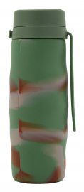 Opvouwbare siliconen fles ARMY 550ml
