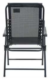 Chaise de jardin pliante TERST noire