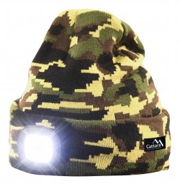 Casquette ARMY avec lampe LED, rechargeable USB