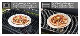 Plaque de grillade ronde PIZZA (pour barbecues ROYAL CLASSIC et ROYAL GRANDE)