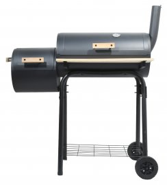 Houtskoolgrill SMOKIE met roker