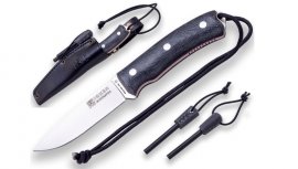 Couteau Joker Bushcrafter CM120-P avec pierre à feu