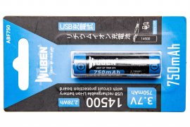 Batterie Wuben 14500B Li-Ion 750mAh