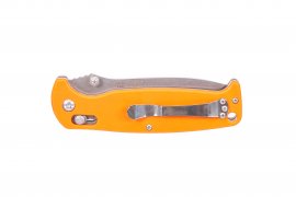 Vouwmes Ganzo G7412 oranje met fluit