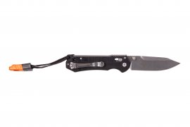 Vouwmes Ganzo G7452P zwart met fluitje