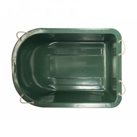 Grande baignoire arrondie pour le transport du gibier abattu
