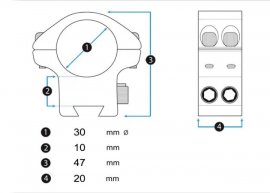 Montage Element Optics Accu-Lite 22mm/30mm medium
