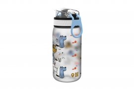 Fles ION8 Leak Proof 400ml Grijs met Honden