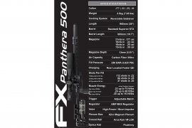 Luchtbuks FX Panthera 500 6,35mm