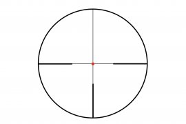 Lunette de visée Bushnell Nitro+ 1-6x24mm German 4A noire