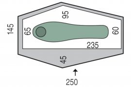 Tente Pinguin Echo 1 DAC Vert