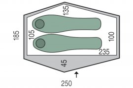 Tente Pinguin Echo 2 DAC Vert