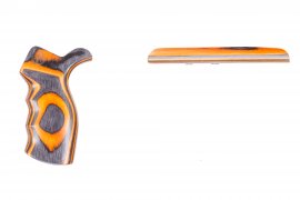 Grip + appuie-joue Airmaks Krait Orange Lamino
