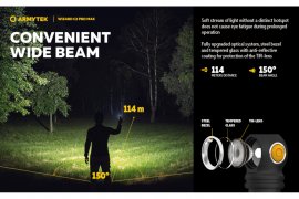 Lampe frontale Armytek Wizard C2 Pro MAX lumière froide