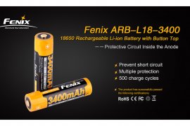 Oplaadbare batterij Fenix 18650 3400 mAh (Li-ion)