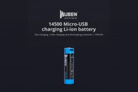 Batterie Wuben 14500B Li-Ion 750mAh