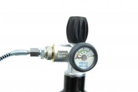 Duikfles 12L met manometer en slang