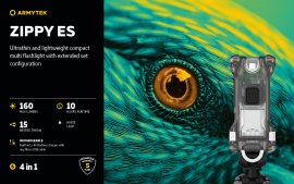 Sleutelhanger Armytek Zippy ES Red