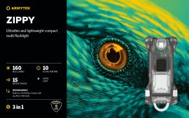 Sleutelhanger Armytek Zippy Red