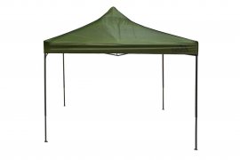 Tente pliante de fête 3x3m verte WATERPROOF