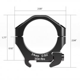 Montage Arken Halo 22mm/34mm basse