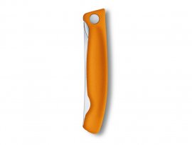 Couteau pliant à légumes Victorinox lame ondulée Orange