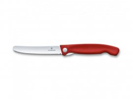 Zakmes voor groenten Victorinox gekarteld lemmet Rood