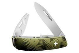 Couteau de poche suisse Swiza TT03 Camo Silva olive