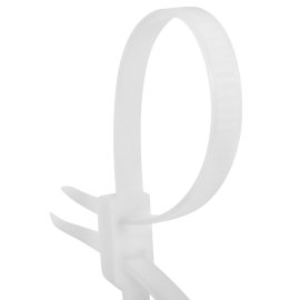 Menottes MFH jetables blanches 70cm 1pcs