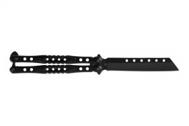 Nůž Joker motýlek JKR805 Reverse Tanto - black 02.jpg