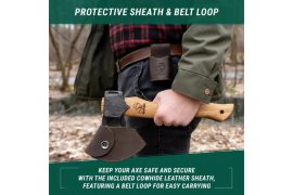 Bijl BeaverCraft Bushcraft Splitting Axe AX3 4