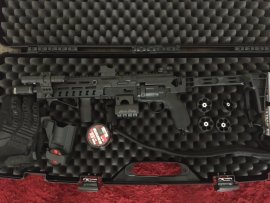 Avis : Mallette pour armes 98x35x12 avec serrure - 1