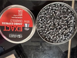 Beoordelingen: Diabolo JSB Exact Jumbo Express 5,52mm 500 stuks - 1