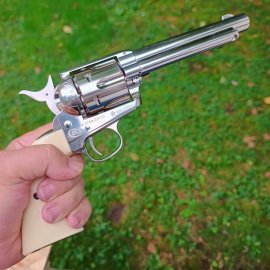 Avis : Revolver à air comprimé Umarex Colt SAA .45 Diabolo nickel 4,5 mm - 1