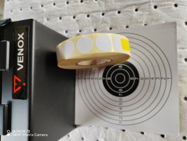 Beoordelingen: Wit plakkertje 16mm - 2000st - 1
