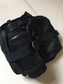 Avis : Sac banane avec bouteille Mil-Tec - noir - 1