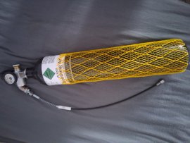Beoordelingen: 3l duikfles met manometer en slang - 1