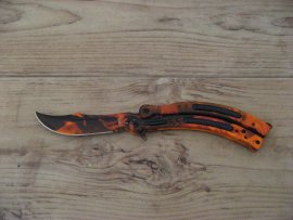 Avis : Couteau papillon Joker JKR614 Flames - 5