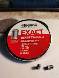Beoordelingen: Diabolo JSB Exact Beast 4,52mm 250st - 1