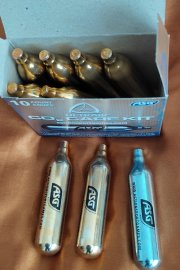 Beoordelingen: CO2 patronen ULTRAIR CARE KIT 12g ASG 10 stuks - 1