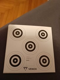 Avis : Cible Venox 14x14 5 cibles 100 pcs - 1