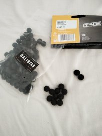 Beoordelingen: Rubber Ball T4E RB Prac-Series .50 polymer kogels 100 stuks - 1