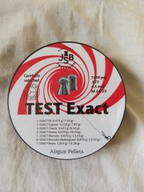 Beoordelingen: Diabolo JSB Exact Test voor geweer 4,5mm 350st. - 1