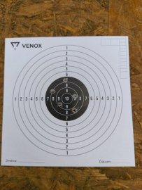 Avis : Cibles pour carabine à air Venox 14x14 100 pcs - 1