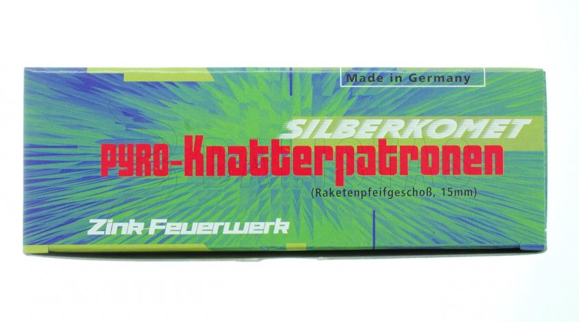 Pyro fusée éclairante Zink 550 Knatterpatronen Silber 1ks