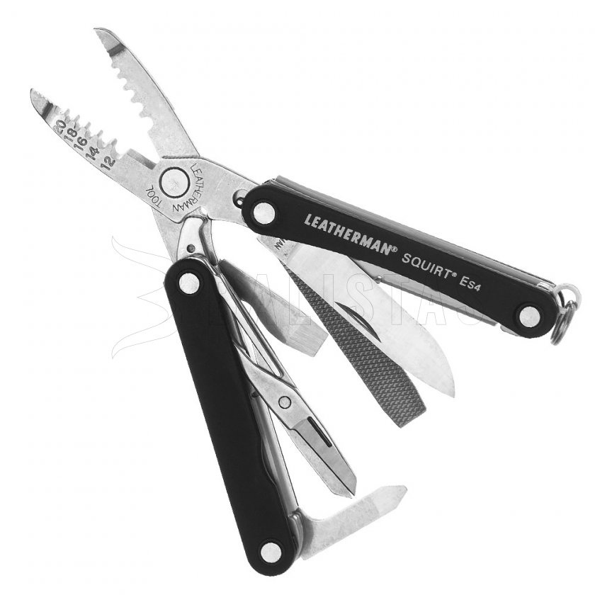 Multitool Leatherman Squirt ES4 noir